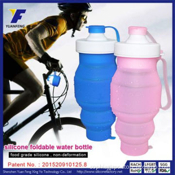Custom Logo Personalized Cheap Silicone Water Drink Sports Bottle